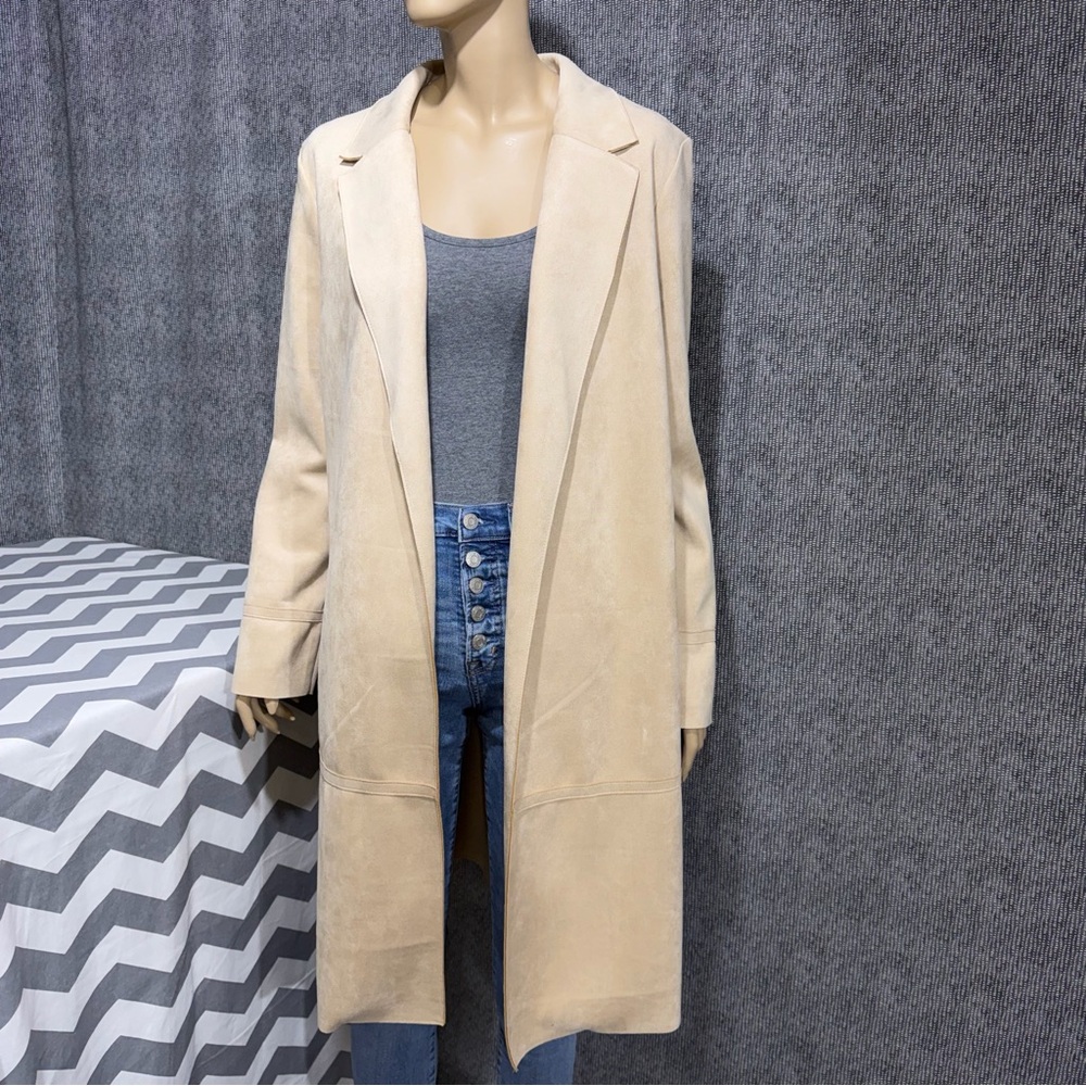 NWOT Zara Microsuede Duster